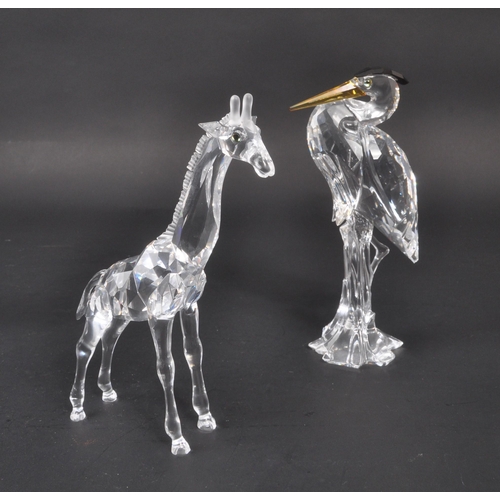 85 - Swarovski - Five boxed Swarovski Silver Crystal decorative animal figures. The collection including ... 