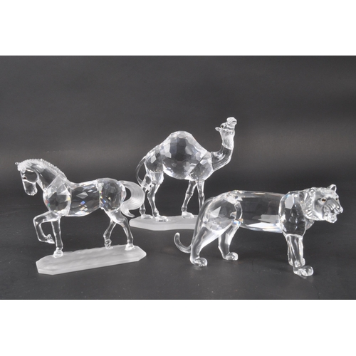 85 - Swarovski - Five boxed Swarovski Silver Crystal decorative animal figures. The collection including ... 