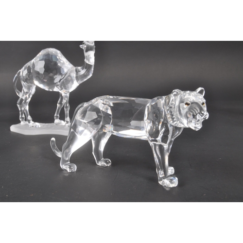 85 - Swarovski - Five boxed Swarovski Silver Crystal decorative animal figures. The collection including ... 