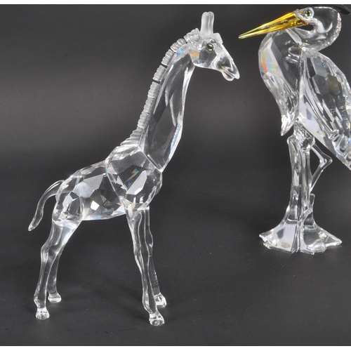 85 - Swarovski - Five boxed Swarovski Silver Crystal decorative animal figures. The collection including ... 