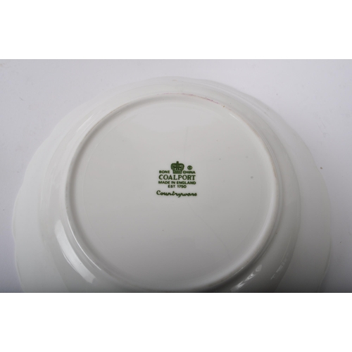 146 - Coalport - A collection of 20th Century china Coalport Countryware tea and dinner service compromisi... 