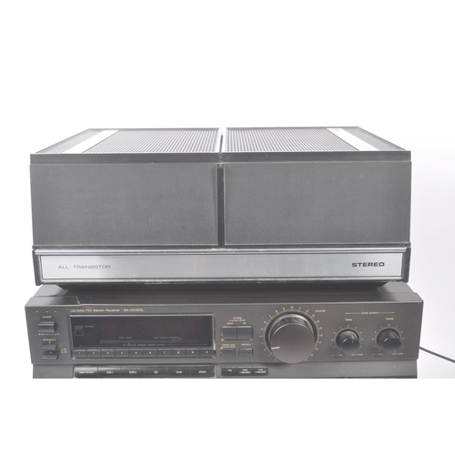 425 - A collection of 20th Century stereo hi-fi equipment to include Technics SA-GX200L amplifier and tune... 