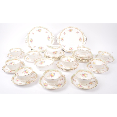 68 - Royal Albert - Early 20th century batwing pattern tea service comprising of teacups, saucers, side p... 