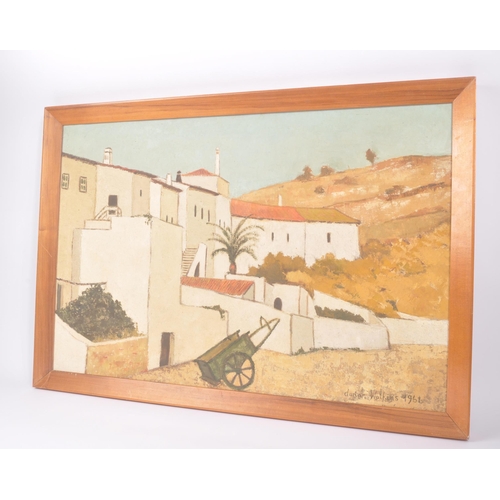 561 - Christopher Darton Watkins (1928 - 2010)
 'Albufeira' 
 Oil on canvas painting
 Measures 81cm x 56cm... 