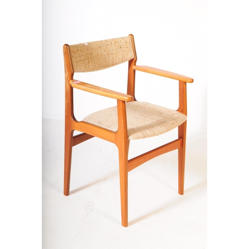 613 - Erik Buch - Oddense Maskinsnedkeri - A set of four mid 20th century Danish Modern Design teak wood d... 