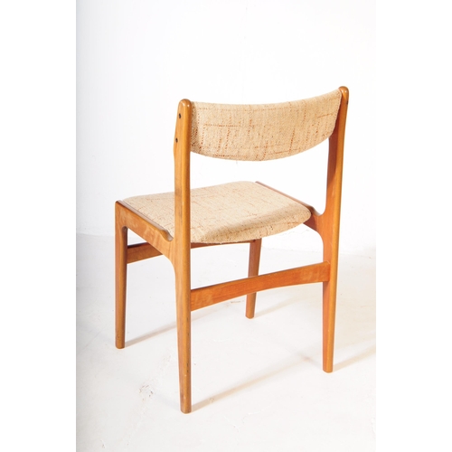 613 - Erik Buch - Oddense Maskinsnedkeri - A set of four mid 20th century Danish Modern Design teak wood d... 