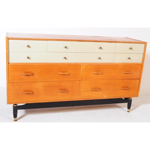 654 - G-Plan - E. Gomme - A mid 20th century circa. 1960s E. Gomme G-Plan China White oak sideboard / ches... 