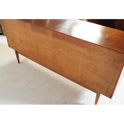 655 - Wrighton - A mid 20th century Wrighton teak wood sideboard credenza. The sideboard featuring a bank ... 