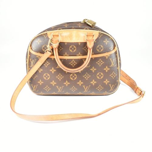 25 - A Louis Vuitton Trouville monogram handbag. The Louis Vuitton handbag/travel bag fashioned in monogr... 