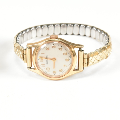 304 - Two vintage dress watches including a Rotary watch. The watches to include a gold plated Rotary watc... 