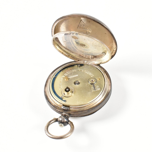 392 - A George V hallmarked silver Fattorini pocket watch. The silver open face pocket watch having a whit... 