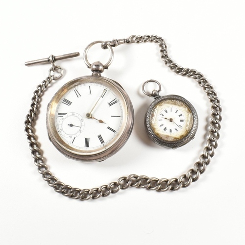 397 - Two hallmarked silver pocket watches. The watches to include a Victorian hallmarked silver open face... 