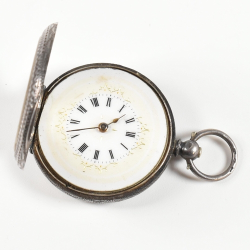 397 - Two hallmarked silver pocket watches. The watches to include a Victorian hallmarked silver open face... 