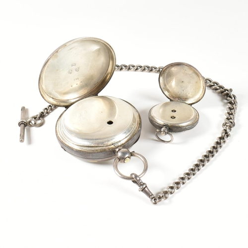 397 - Two hallmarked silver pocket watches. The watches to include a Victorian hallmarked silver open face... 