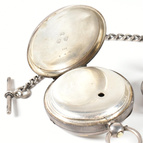 397 - Two hallmarked silver pocket watches. The watches to include a Victorian hallmarked silver open face... 