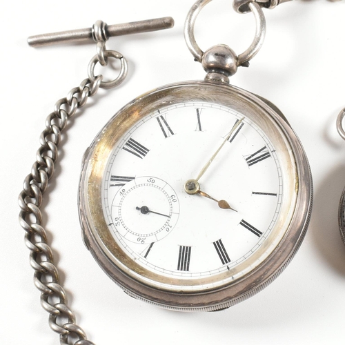 397 - Two hallmarked silver pocket watches. The watches to include a Victorian hallmarked silver open face... 