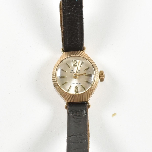 404 - Collection of vintage wristwatches. The watches to include Avia17 jewel incabloc wrist watch. A hall... 