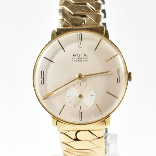 404 - Collection of vintage wristwatches. The watches to include Avia17 jewel incabloc wrist watch. A hall... 