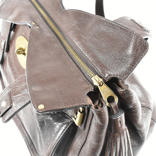 406 - A Mulberry Smithfield brown leather handbag. The Mulberry Large Smithfield bag having a chocolate br... 