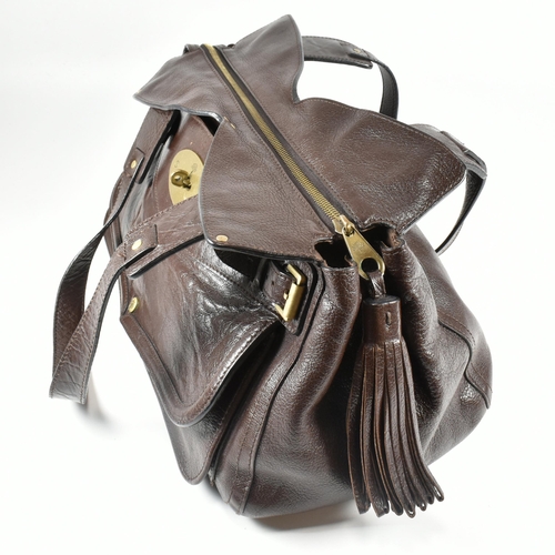 406 - A Mulberry Smithfield brown leather handbag. The Mulberry Large Smithfield bag having a chocolate br... 