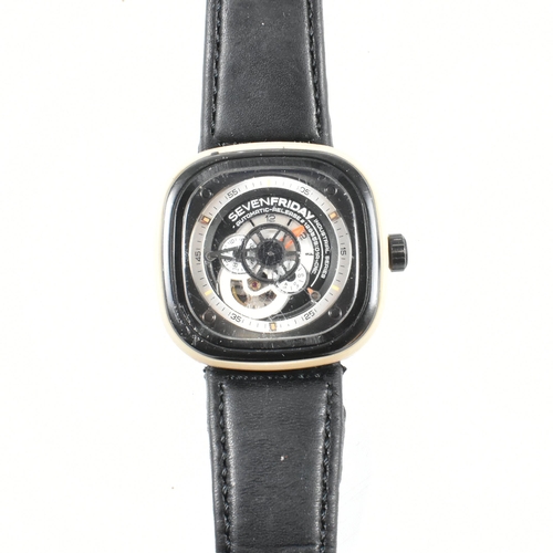 421 - A Sevenfriday industrial 21 jewel wristwatch. Automatic Release 125885S : 01A - CNC.  SF-P2/03-A0603... 