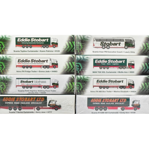 106 - Diecast - a collection of x10 Atlas Edition Eddie Stobart boxed diecast model haulage vehicles. Exam... 