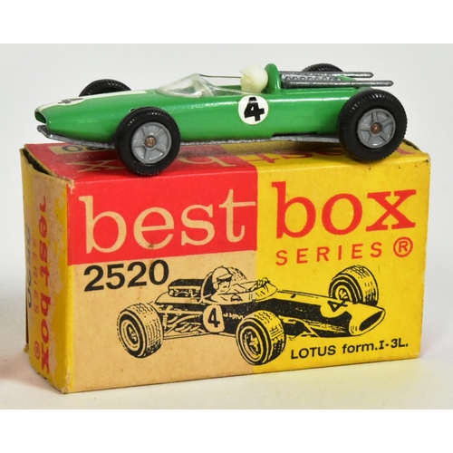 109 - Diecast - x4 vintage Dutch made (Ifabex) Best Box diecast Formula One racing cars comprising 2518 Br... 