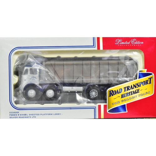 111 - Diecast - a collection of x4 Corgi 1/50 scale boxed diecast haulage models comprising; Cemex Volvo F... 