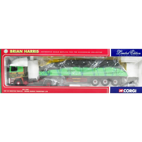 111 - Diecast - a collection of x4 Corgi 1/50 scale boxed diecast haulage models comprising; Cemex Volvo F... 