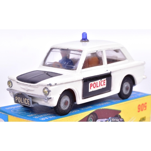 115 - Diecast - an original vintage Corgi Toys boxed diecast model No. 506 Police ' Panda ' Imp. White bod... 