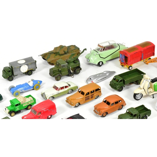 116 - Diecast - a collection of assorted diecast model cars, haulage, tanks and other vehicles of various ... 