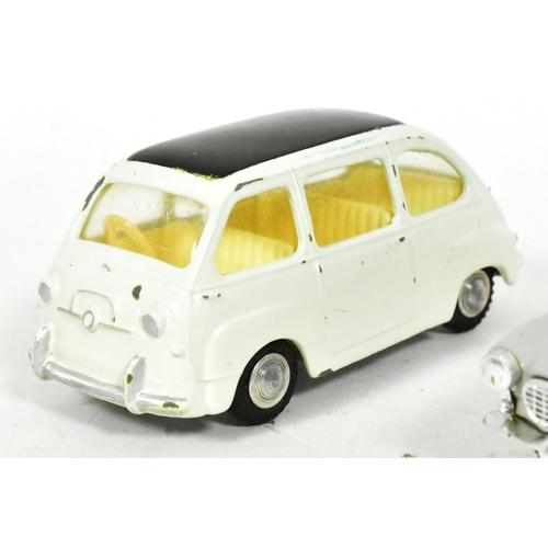 123 - Diecast - a collection of x4 vintage Triang Spot-On 1/42 scale diecast models comprising Fiat Multip... 