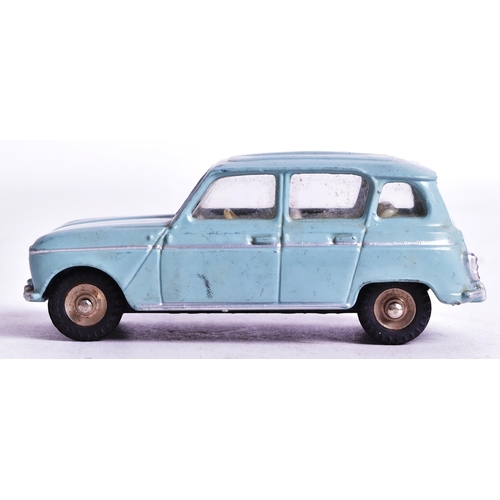 17 - French Dinky Toys - an original vintage French made Dinky Toys model No. 518 Renault 4L. Light blue ... 