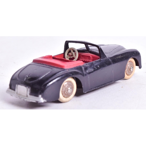 19 - French Dinky Toys - an original vintage French made Dinky Toys model Simca 8 Sport. Black with red i... 