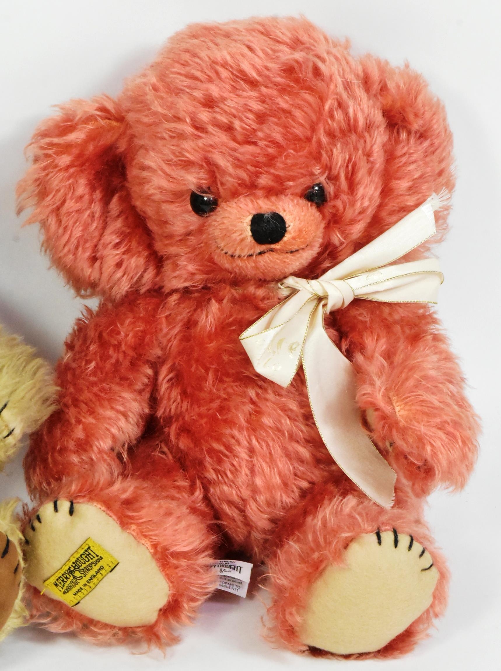 Teddy Bears - x2 original Merrythought ' Cheeky Bear ' soft toy