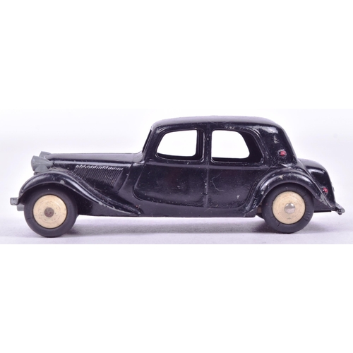 23 - French Dinky Toys - an original vintage French made Dinky Toys model No. 24N Citroen 11BL. All black... 