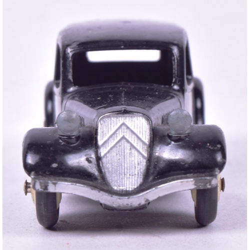 23 - French Dinky Toys - an original vintage French made Dinky Toys model No. 24N Citroen 11BL. All black... 