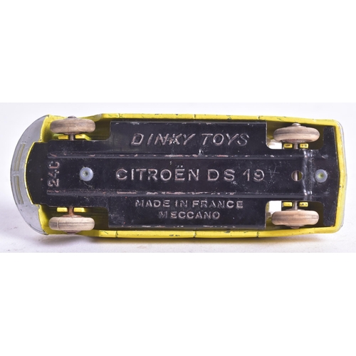 26 - French Dinky Toys - an original vintage French made Dinky Toys diecast model No. 24C Citroen DS 19. ... 