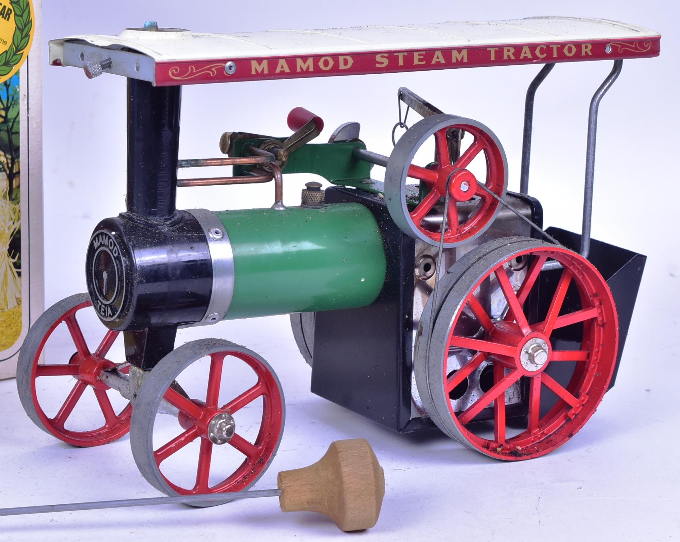 An Original Vintage Mamod Live Steam Model Steam Tractor TE1A Traction ...