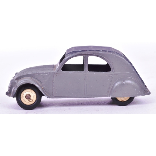 34 - French Dinky Toys - an original vintage French made Dinky Toys diecast model Citroen 2CV. Two tone g... 