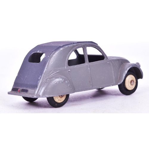 34 - French Dinky Toys - an original vintage French made Dinky Toys diecast model Citroen 2CV. Two tone g... 