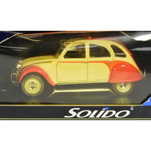 394 - Diecast - a collection of x4 boxed 1/18 scale diecast model cars to include; Maisto Citroen 15CV, Bb... 