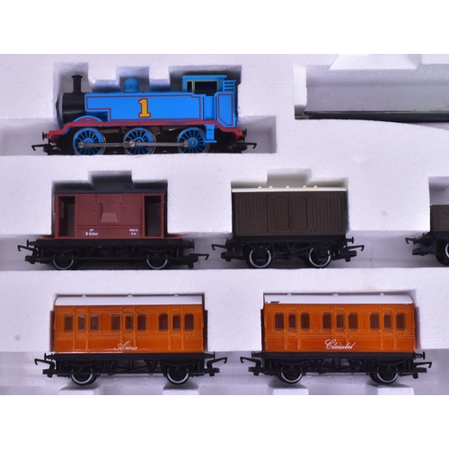 397 - Model Railway - x2 OO gauge model railway trainset locomotive sets comprising Hornby World of Thomas... 