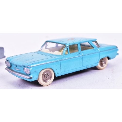 44 - French Dinky Toys - x2 original vintage French made Dinky Toys diecast models comprising 24B Peugeot... 