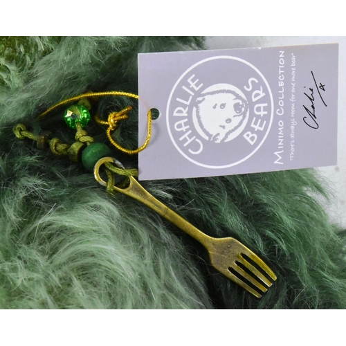 53 - Charlie Bears - Mushy Pea - limited edition Charlie Bears teddy bear designed by Isabelle Lee. Limit... 