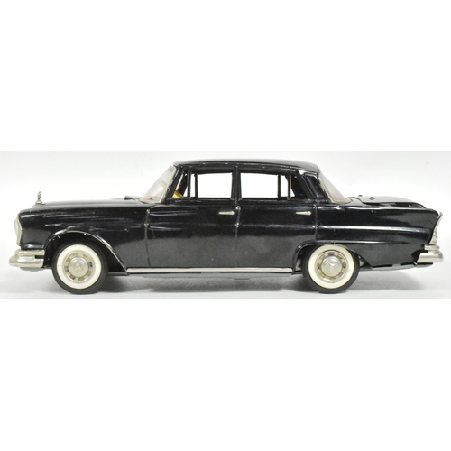 60 - Tinplate Toys - an original vintage Japanese SSS tinplate friction motor Mercedes Benz 220S with a m... 