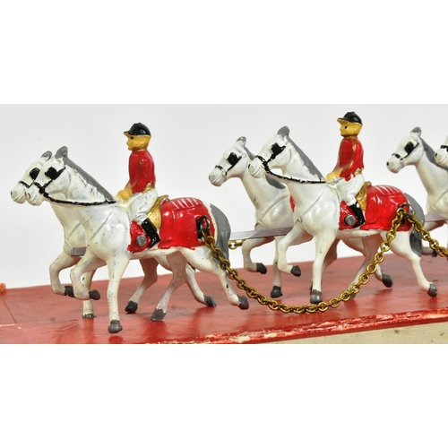 61 - An original vintage Lesney made Queen Elizabeth Coronation Coach. The lead diecast model with eight ... 