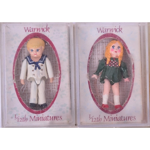 62 - Warwick Miniatures - a collection of x7 vintage Warwick Miniatures 1/12 scale hand painted pewter fi... 