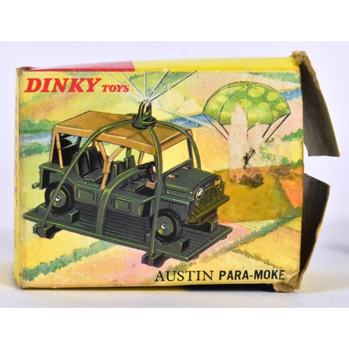 63 - Diecast - an original vintage Dinky Toys boxed diecast model No. 601 Austin Para-Moke with camouflag... 