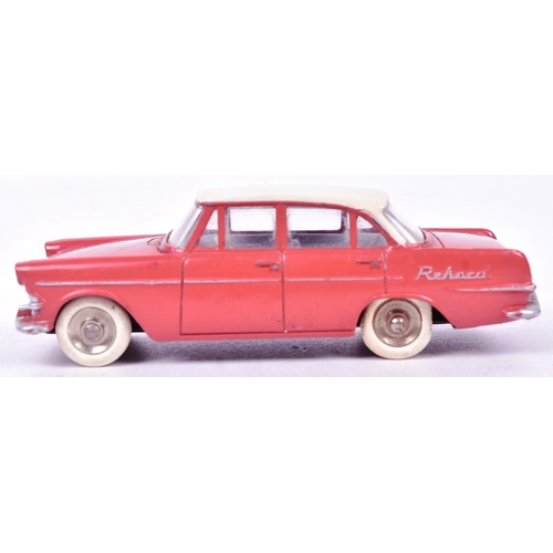 7 - French Dinky Toys - an original vintage French made Dinky Toys model No. 554 Opel Rekord. Orange / B... 